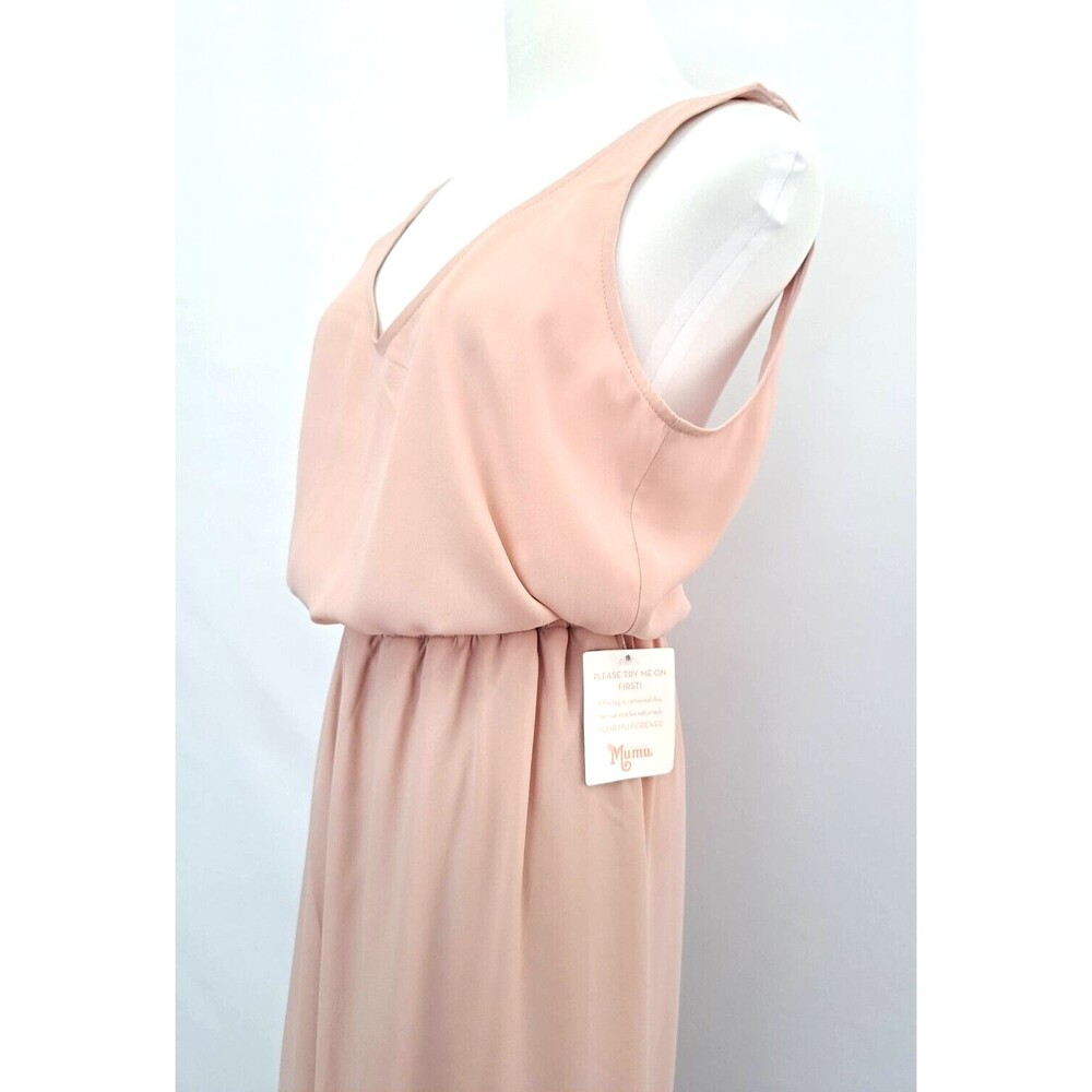 New Show Me Your MuMu Light Pink Blush Maxi Dress Size XS